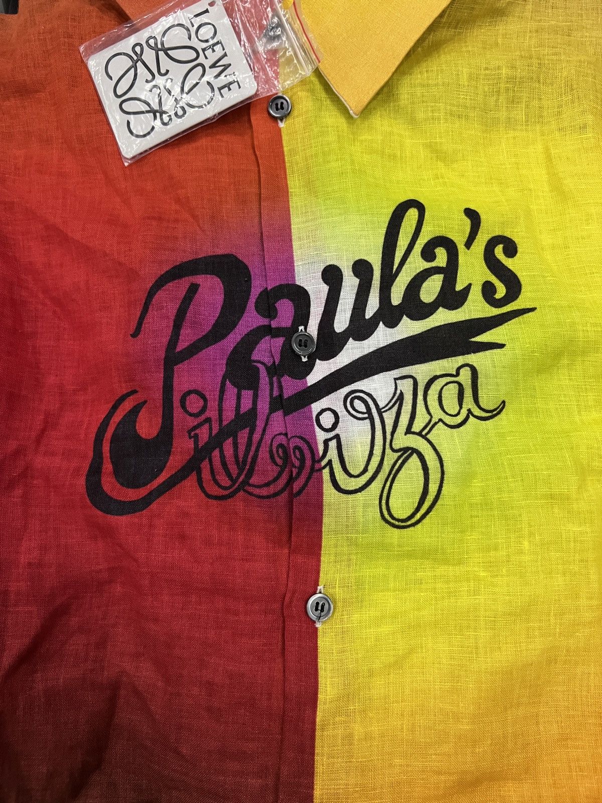 Loewe Loewe by Paula's Ibiza SS21 Sunset Linen Shirt Size US M / EU 48-50 / 2 - 5 Thumbnail