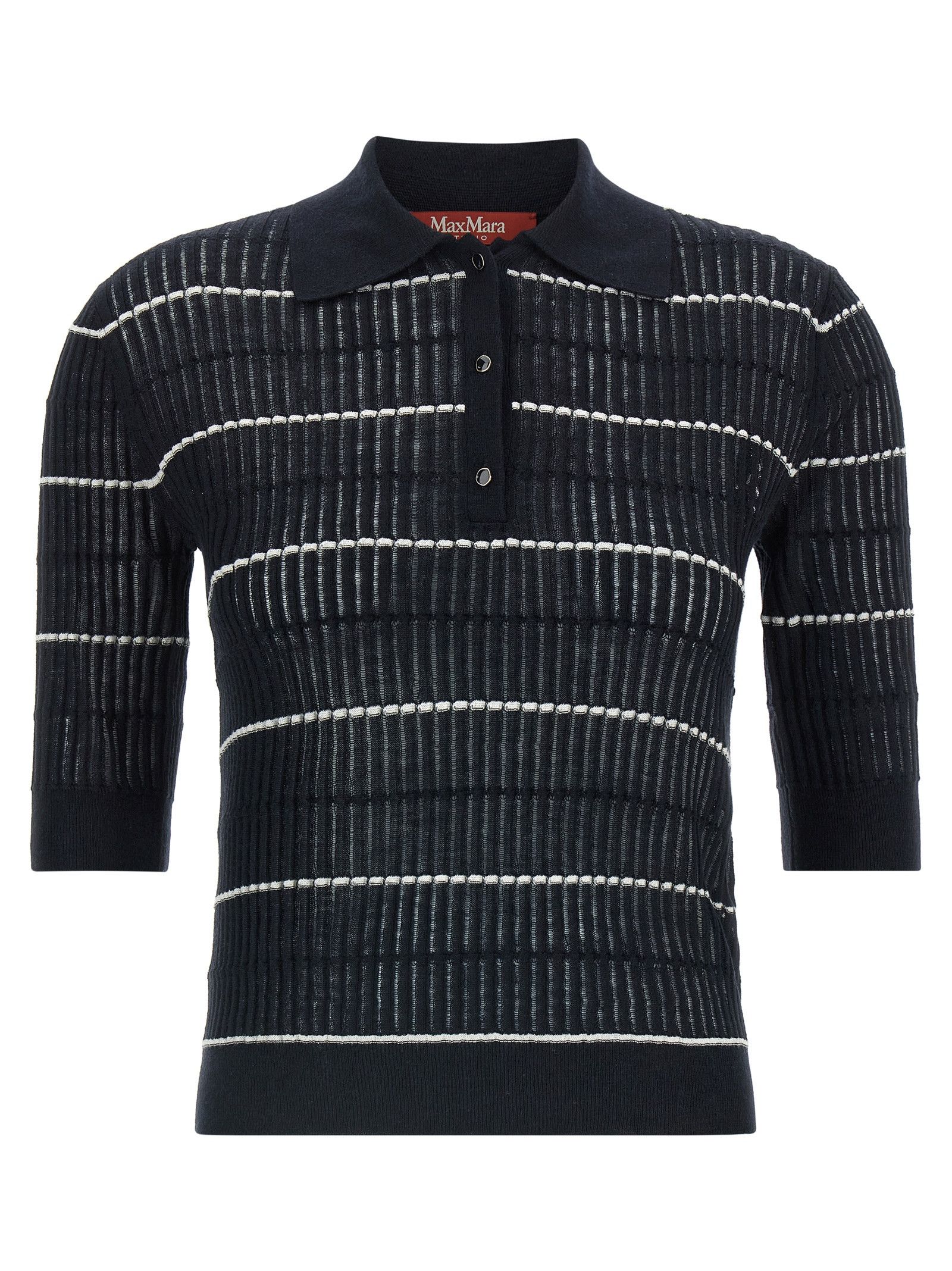 Max Mara 'Mstgallo' Polo Shirt Size L / US 10 / IT 46 - 1 Thumbnail