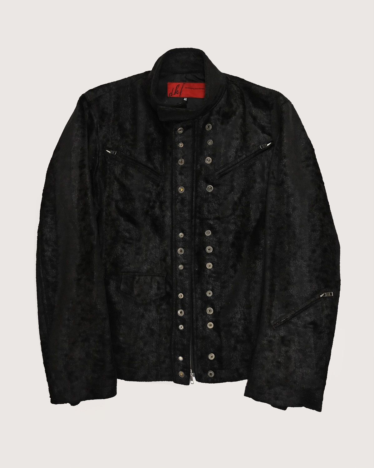 Japanese Brand × Yoshiyuki Konishi Snap Closure Furry Biker Jacket Size US M / EU 48-50 / 2 - 1 Thumbnail