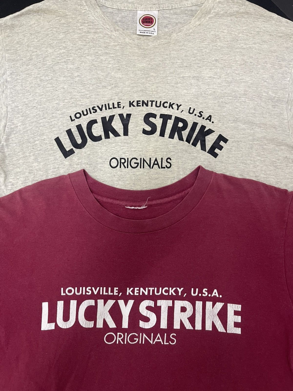Vintage COMBO DEALS - Vintage Lucky Strike USA Single Stitching Size US L / EU 52-54 / 3 - 2 Thumbnail