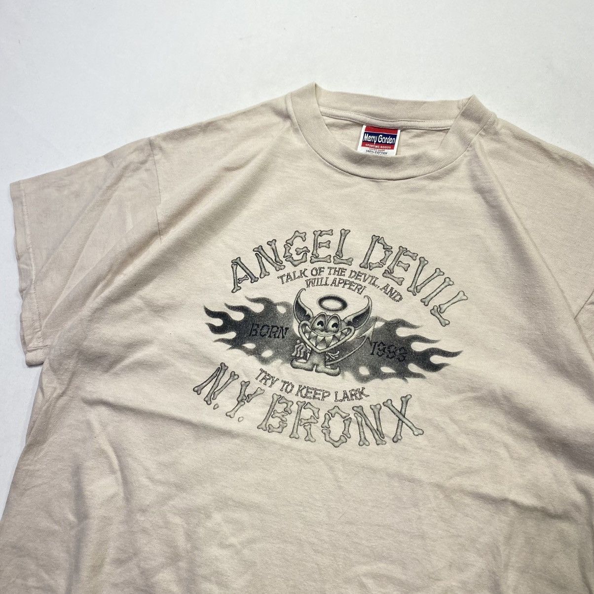 Indian Motorcycle Angel Devil N.Y. Bronx Merry Garden T-Shirt Size US L / EU 52-54 / 3 - 2 Thumbnail
