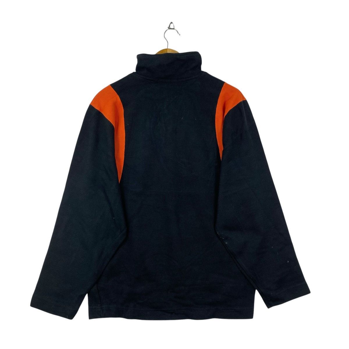 Vintage Vintage J.League Flags Town 1/4 Zip Sweatshirt Large Orange Size US L / EU 52-54 / 3 - 2 Thumbnail