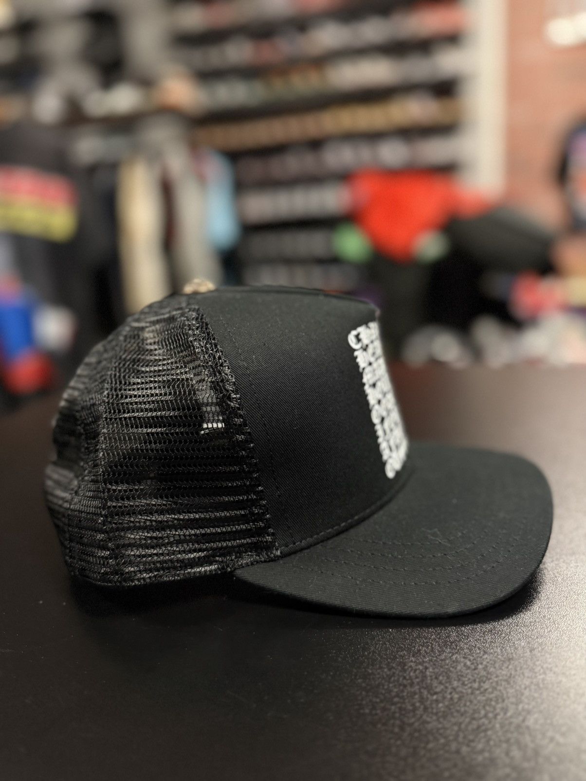 Chrome Hearts Chrome Hearts Script Hat SnapBack Black Size ONE SIZE - 4 Thumbnail