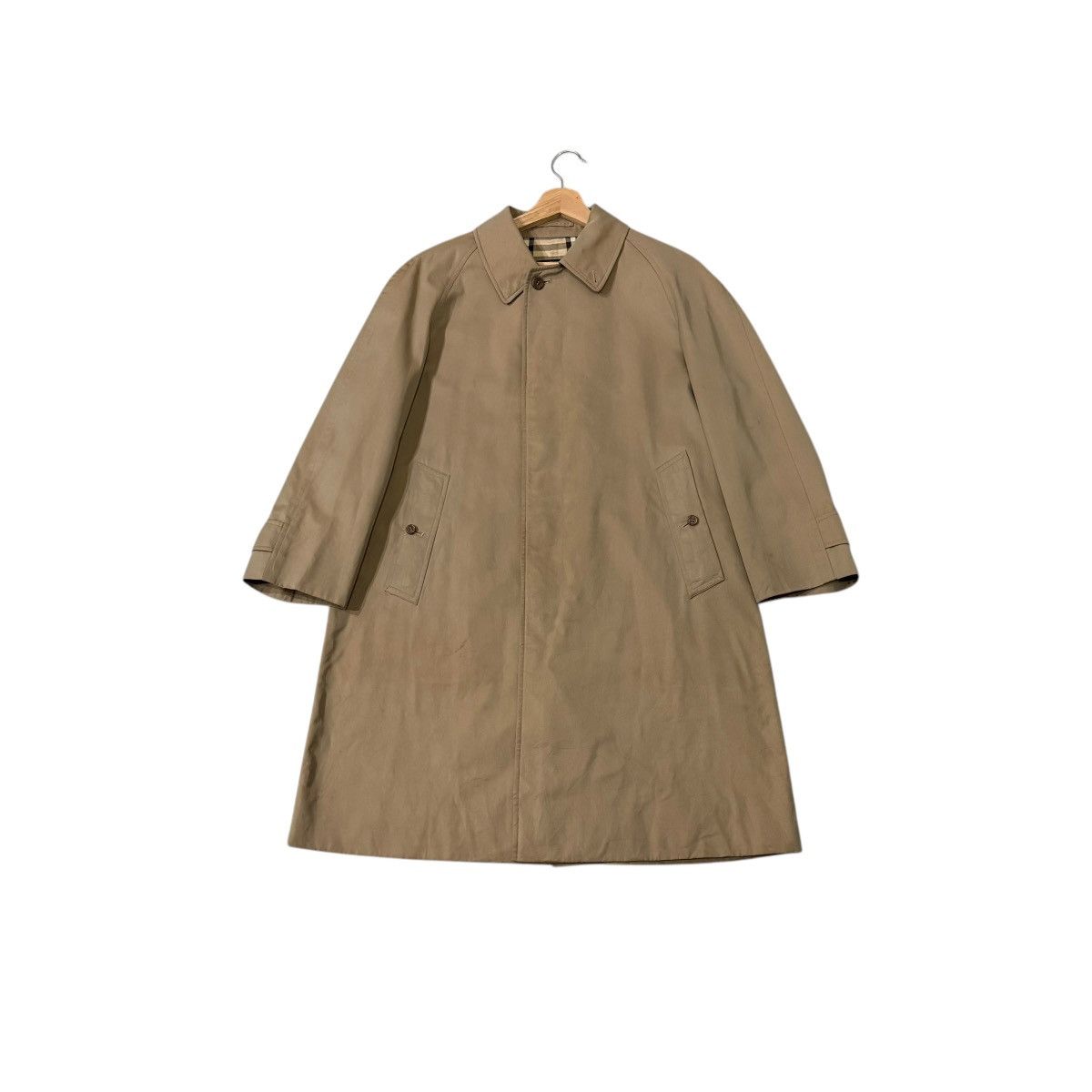 Burberry Vintage Burberry Novacheck Overcoat Jacket Size US M / EU 48-50 / 2 - 2 Thumbnail