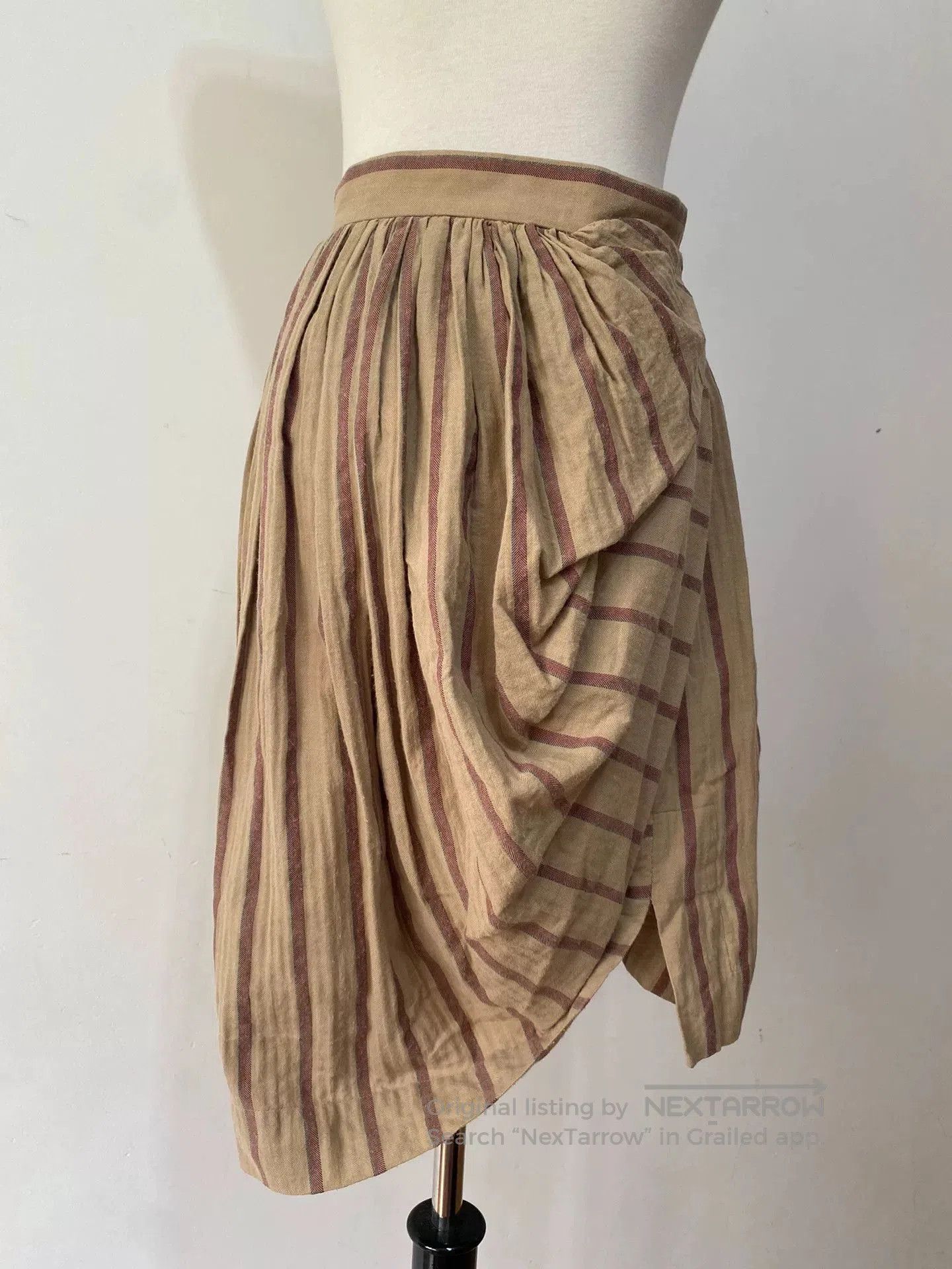 Vivienne Westwood Vivienne Westwood Vintage Brown Stripe Skirt. Size 35" - 2 Thumbnail