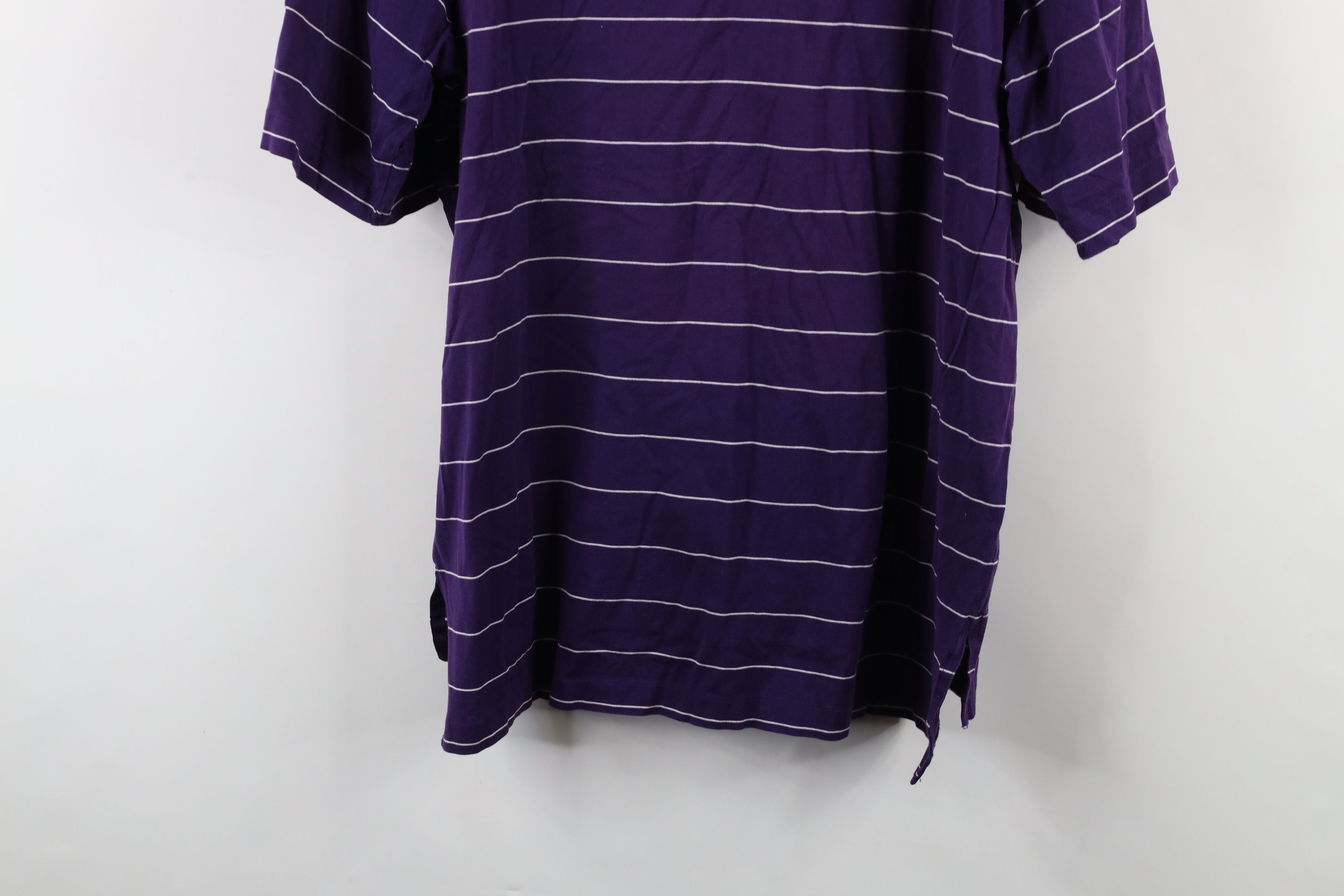 Ralph Lauren Vintage Polo Golf Ralph Lauren Striped Polo Shirt Purple Size US L / EU 52-54 / 3 - 11 Thumbnail