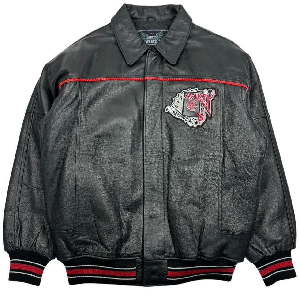 Avirex Avirex Leather Jacket Size US XL / EU 56 / 4 - 2 Thumbnail