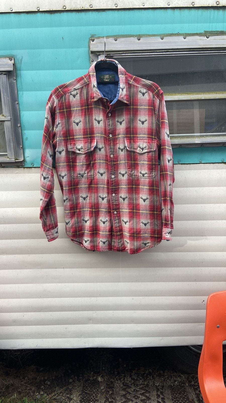 Orvis Vintage Orvis Flannel Shirt Size US M / EU 48-50 / 2 - 1 Thumbnail