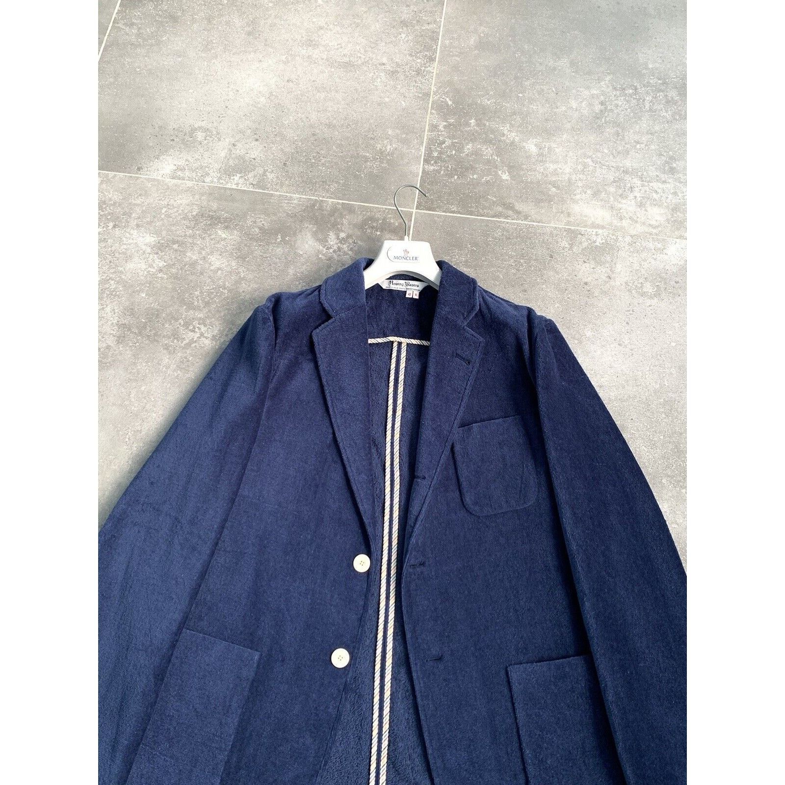 Japanese Brand × Rowing Blazers Mens ROWING BLAZERS Terrycloth Sport Blazer Jacket EU52 UK42 Size 52R - 3 Thumbnail