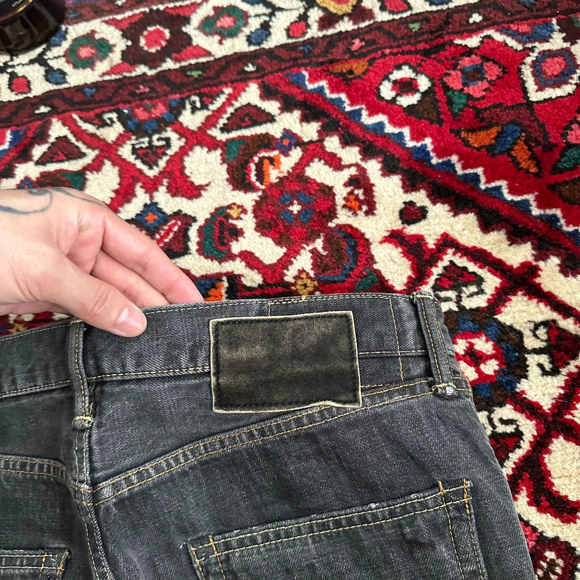 Visvim visvim 14aw 04d5 black jeans w32l30 Size US 32 / EU 48 - 6 Thumbnail