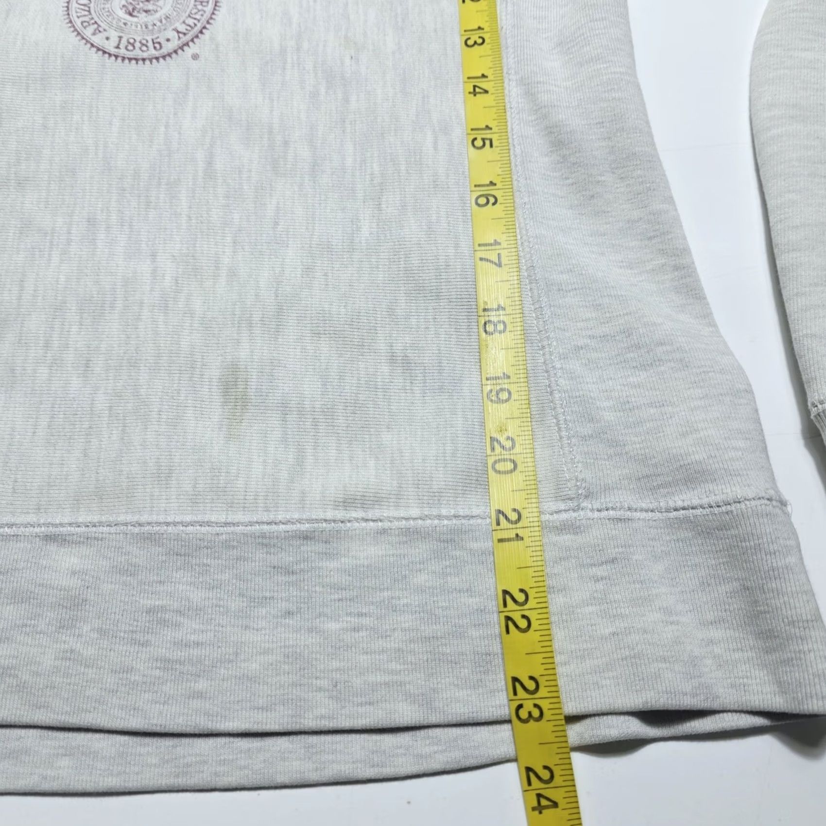 Champion VINTAGE Champion Arizona State Reverse Weave Sweatshirt Womens Medium Distressed Logo Gray Pullover Run Jog Activewear University USA 90s Mens/Womens Size M / US 6-8 / IT 42-44 - 4 Thumbnail
