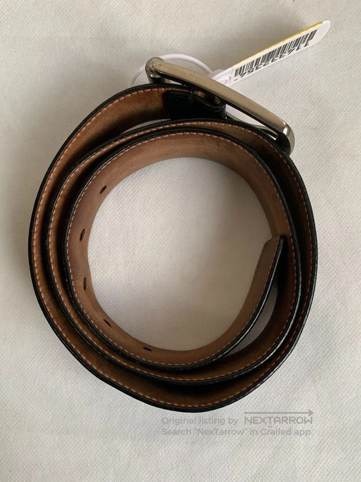 Gucci Gucci Black Leather Logo Embossed Belt. Size ONE SIZE - 2 Thumbnail