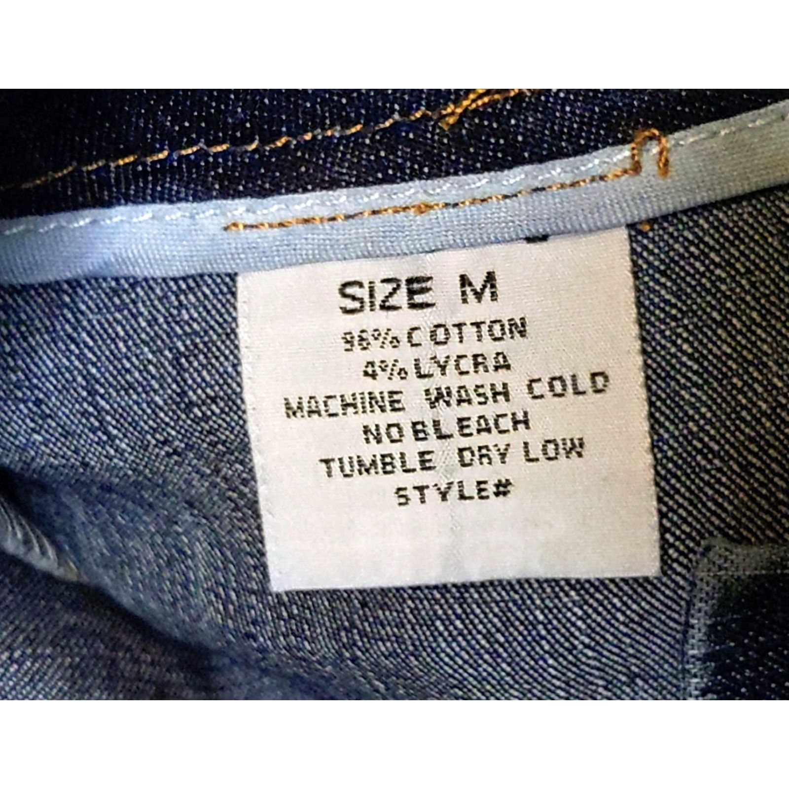 Denime VINTAGE Joana Designs Women's Classic Flare Jeans Blue Denim Embroidered Size Med 30 USA Size 30" / US 8 / IT 44 - 6 Thumbnail