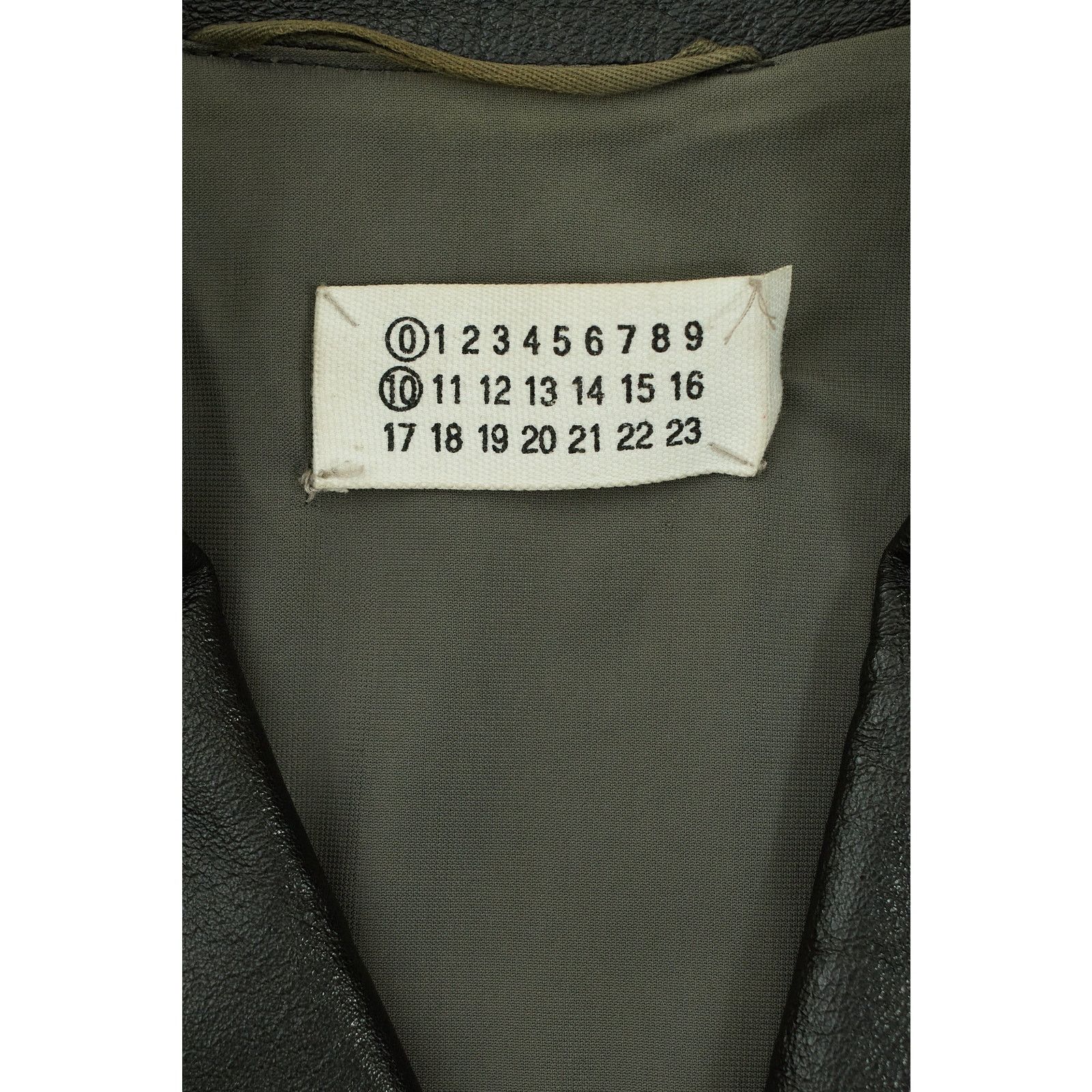 Issey Miyake Artisanal Military Assymetrical Black Leather Jacket Size US S / EU 44-46 / 1 - 4 Thumbnail