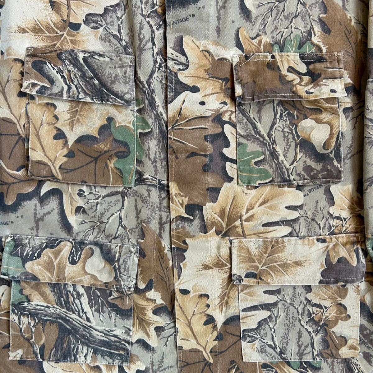Japanese Brand × Vintage 90s US Army Camo Chore Lightweight Vintage Brown Jacket L. Size US L / EU 52-54 / 3 - 3 Thumbnail
