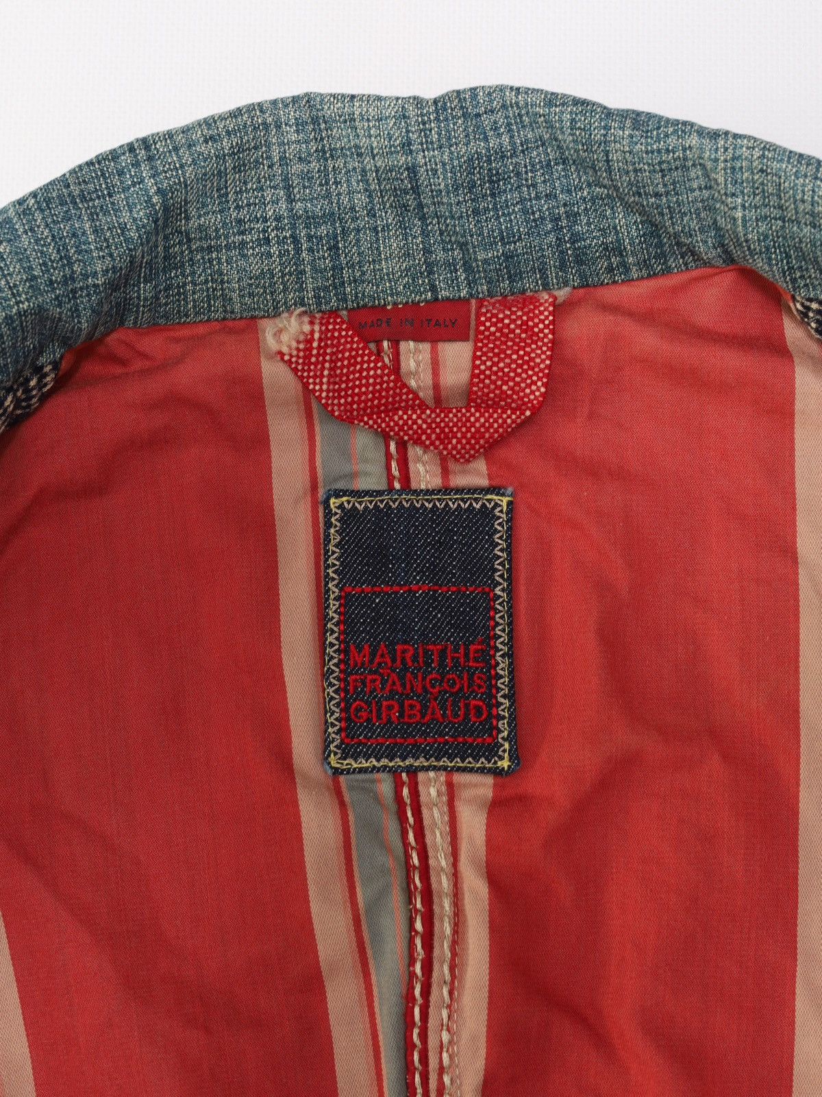 Marithe + Francois Girbaud Marithe Francois Girbaud Wool Cotton Printed Blazer Jacket Size M / US 6-8 / IT 42-44 - 16 Thumbnail