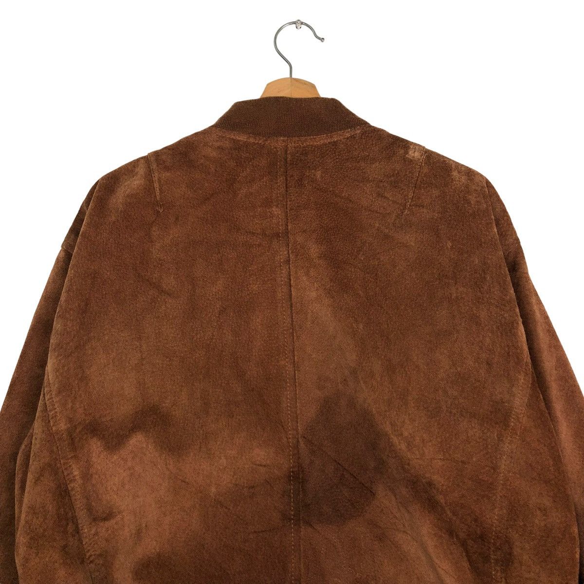 Japanese Brand 🔥VINTAGE GENUINE LEATHER JACKET BEAMS JAPAN ISSEY MIYAKE Size US L / EU 52-54 / 3 - 9 Thumbnail