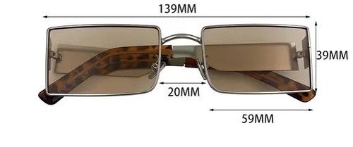 Designer × Electric Visual Vintage square frame sunglasses Size ONE SIZE - 2 Thumbnail