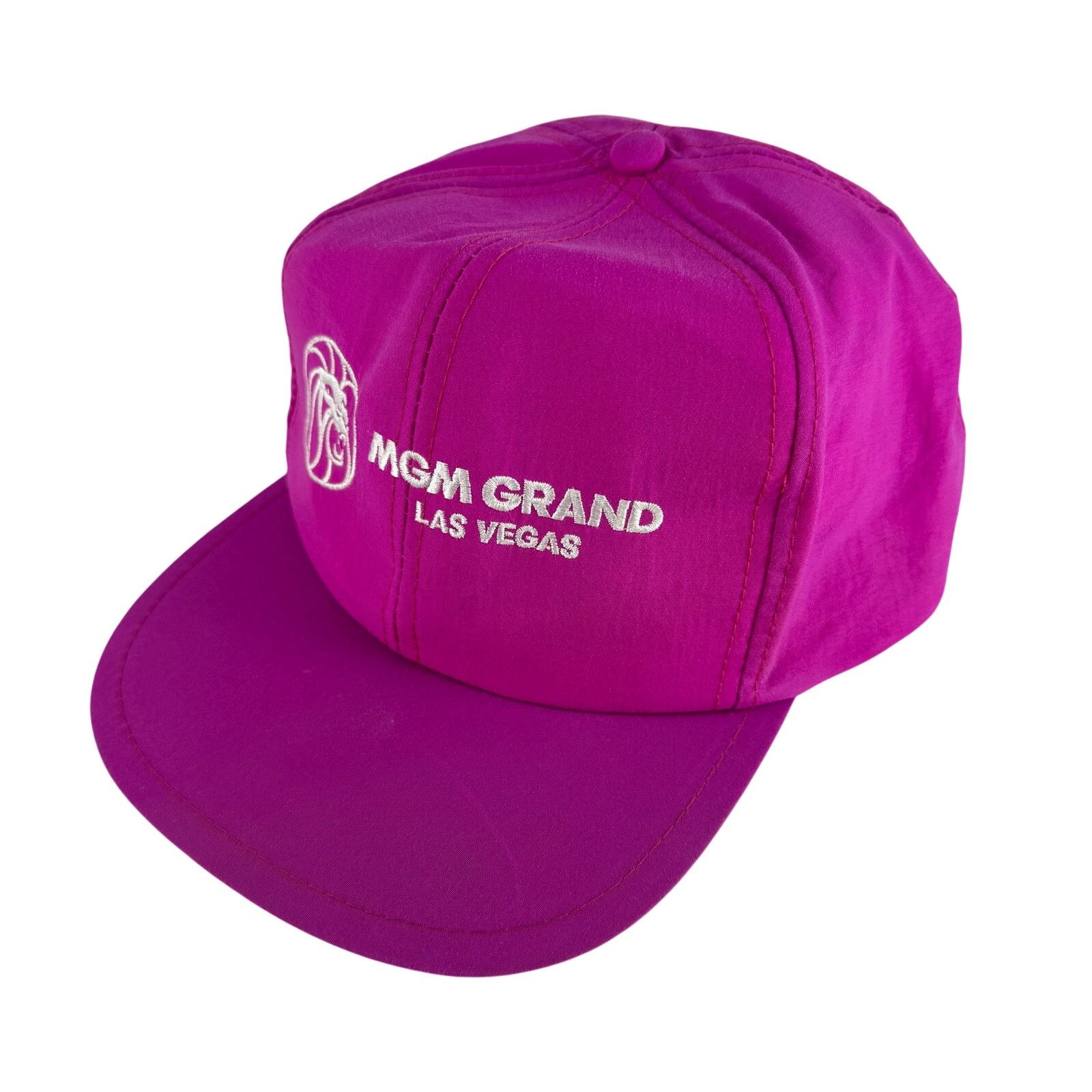 Other Vintage MGM Grand Las Vegas Snapback Hat Neon Magenta 90s Size ONE SIZE - 2 Thumbnail