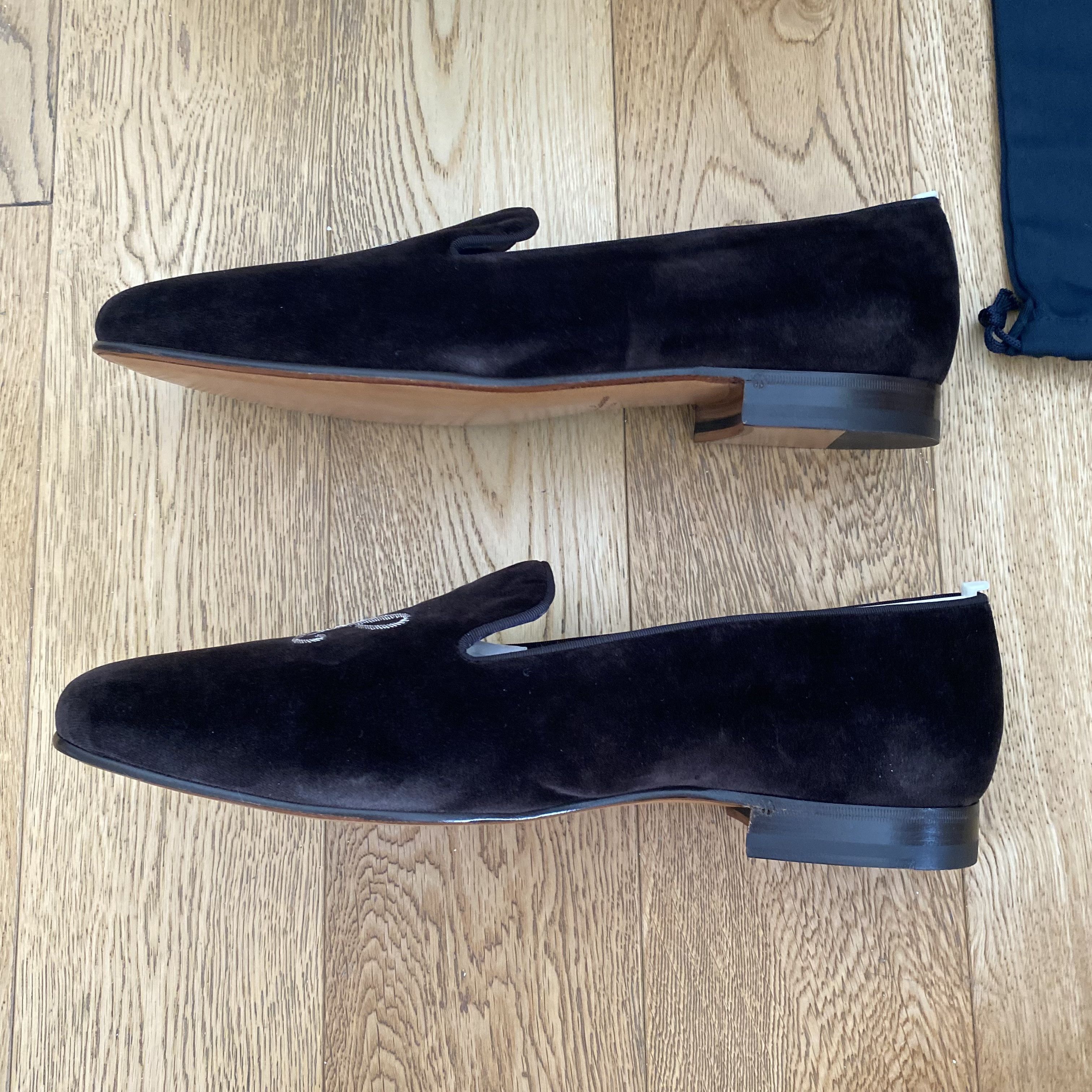 Ralph Lauren Purple Label Ralph Lauren Purple Label Alonzo Velvet Loafers Slippers Size US 13 / EU 46 - 9 Thumbnail