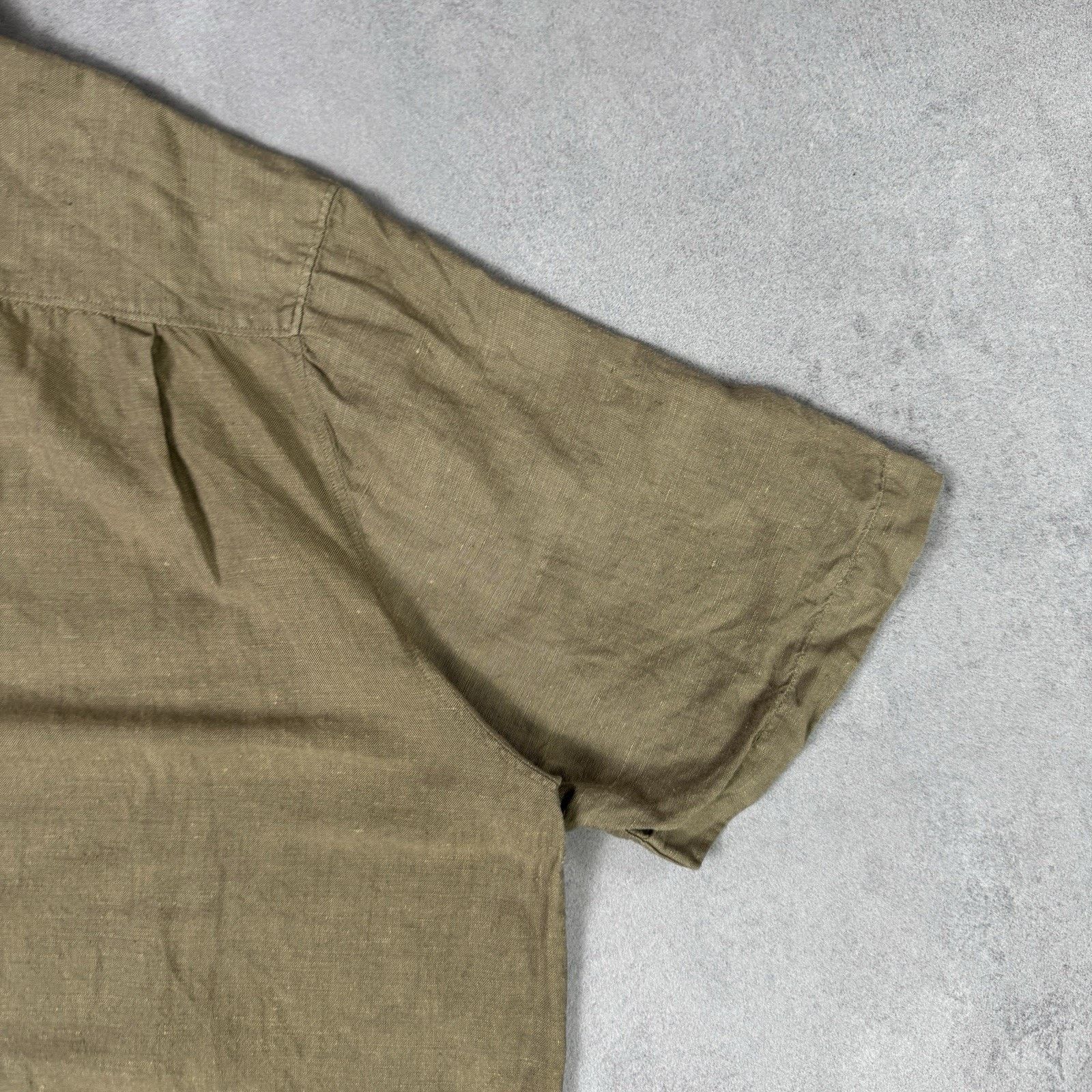 DKNY DKNY Donna Karan Men Linen/Cotton Men Shirt Button Up Size US XL / EU 56 / 4 - 13 Thumbnail