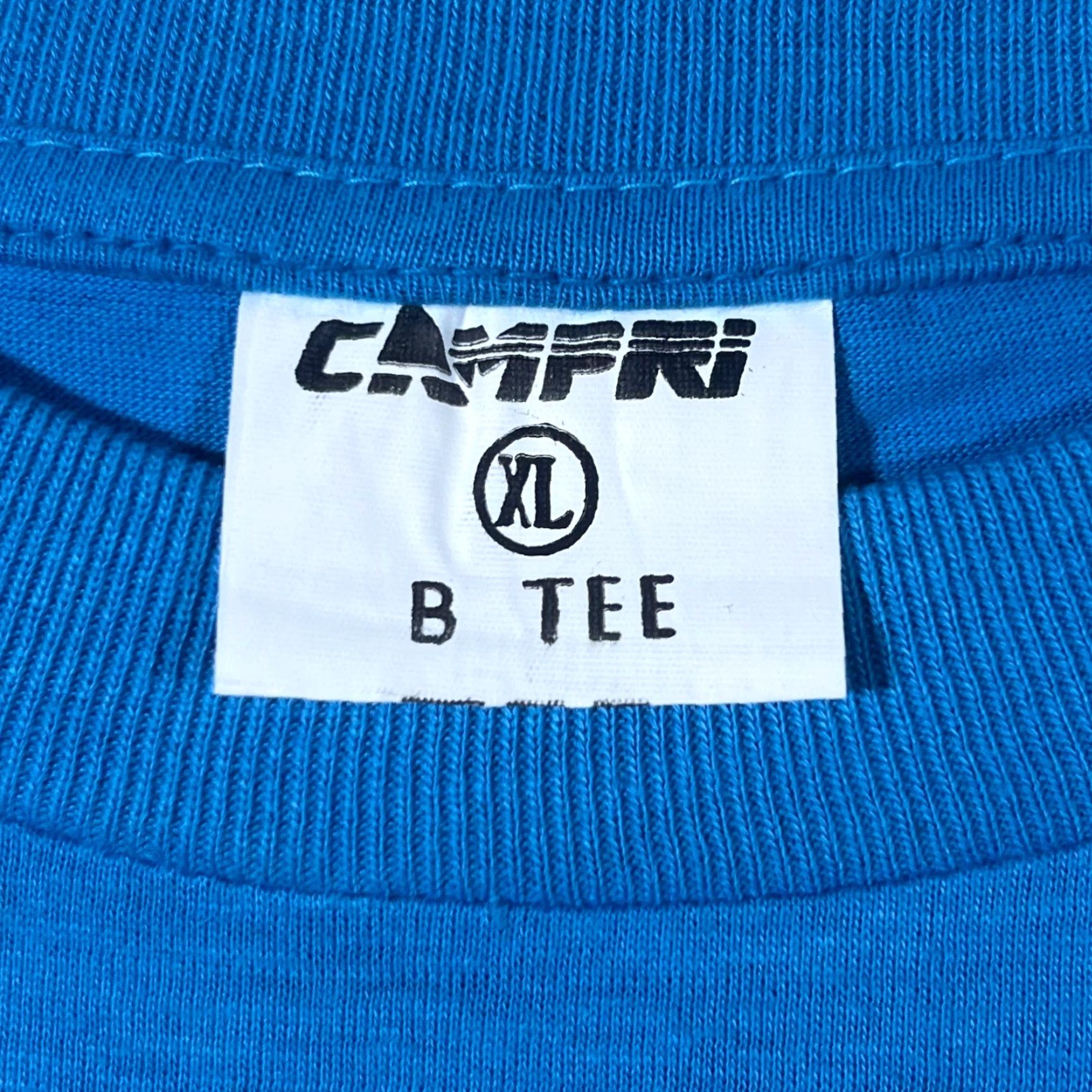 Vintage VINTAGE Campri Earth Culture “Clean Body + Mind” Bodybuilding T-Shirt XL L Blue Mens T-Shirt 80s Graphic Size US L / EU 52-54 / 3 - 4 Thumbnail