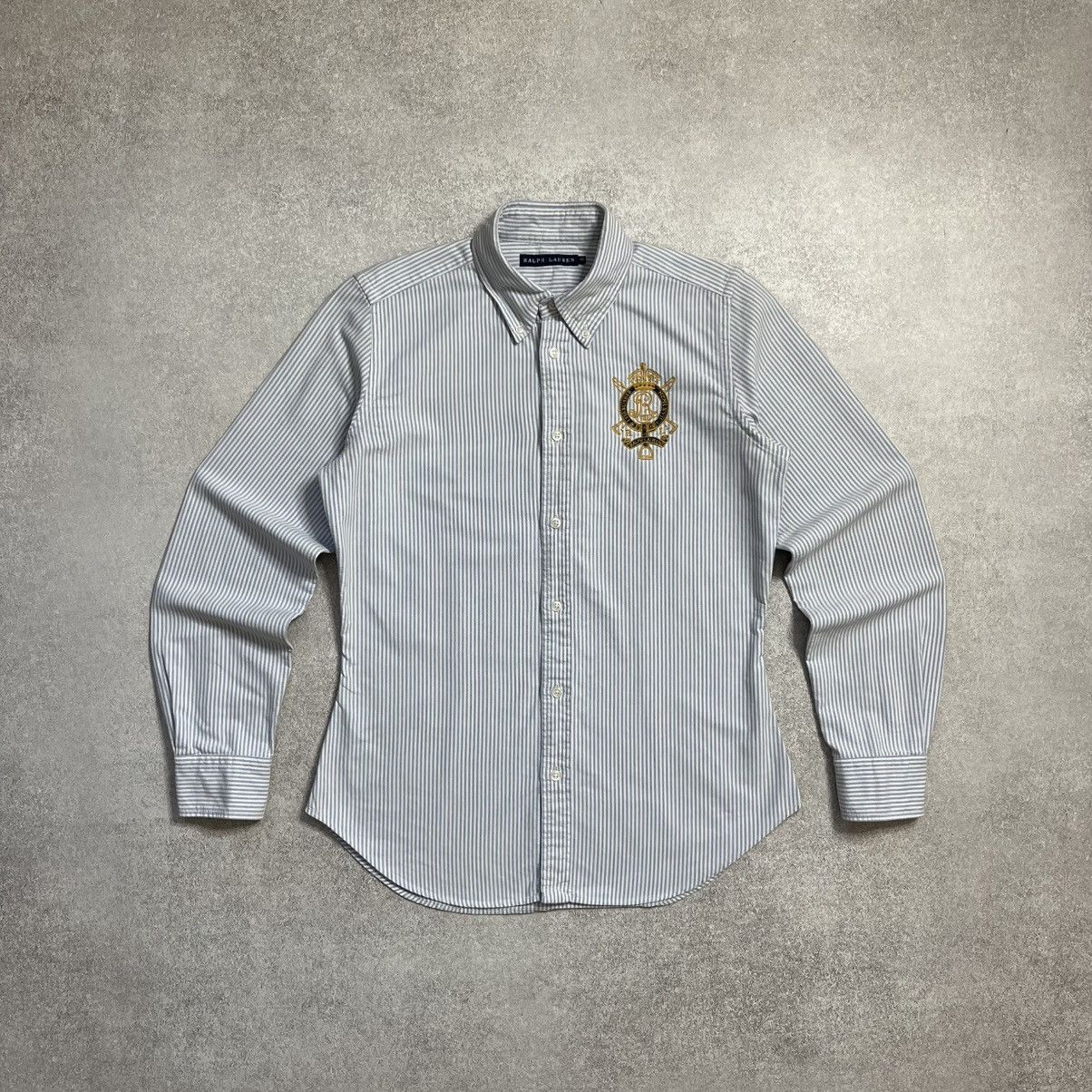 Polo Ralph Lauren × Vintage Vintage White Shirt Polo Ralph Lauren Size S Rare Size US S / EU 44-46 / 1 - 1 Thumbnail
