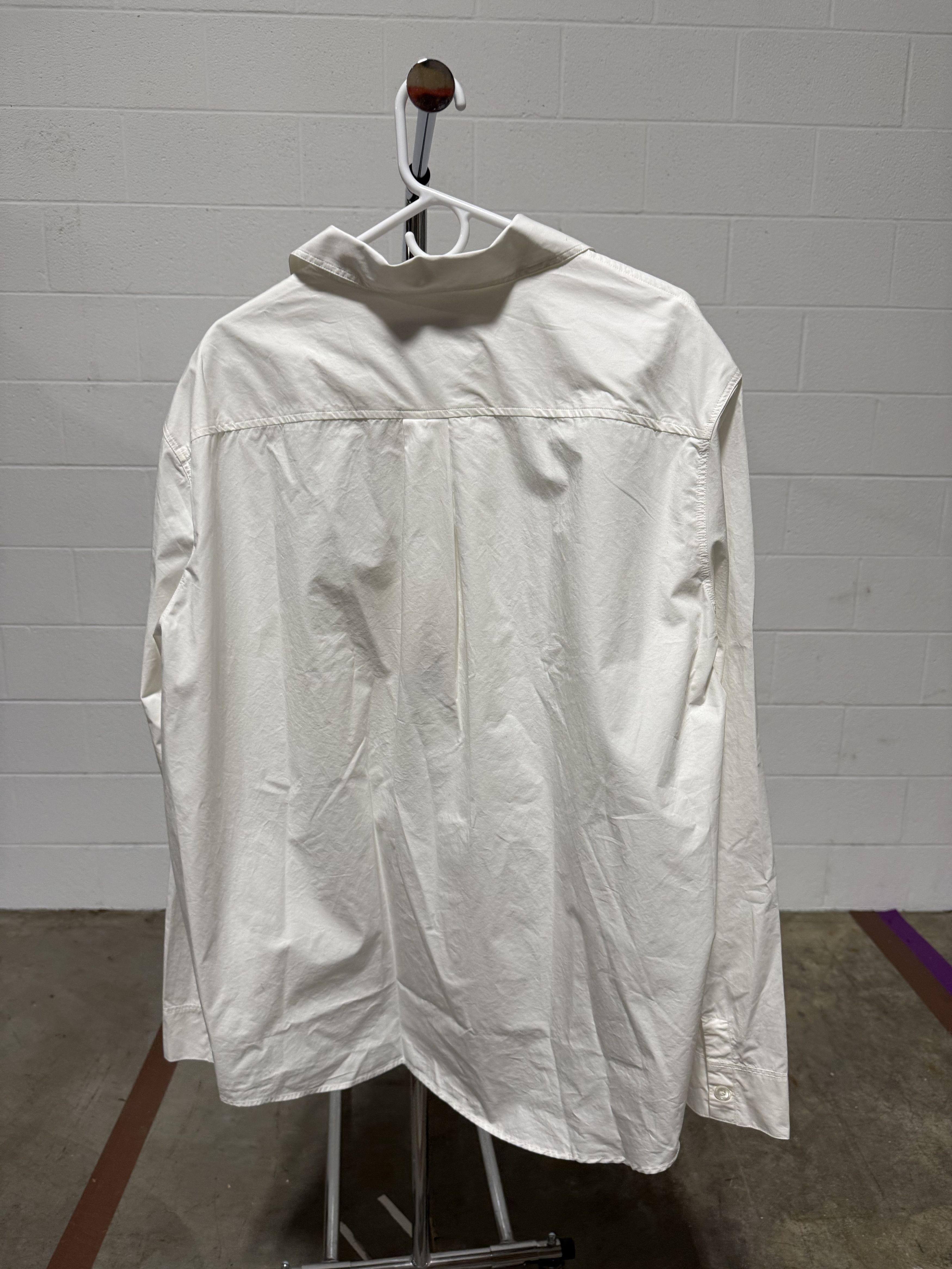Our Legacy Our Legacy Funnel Shirt 'White Dense Poplin' Size US XXL / EU 58 / 5 - 4 Thumbnail