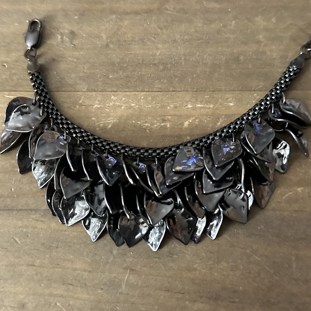 Other Gunmetal dangle leaves cha cha bracelet Size ONE SIZE - 2 Thumbnail