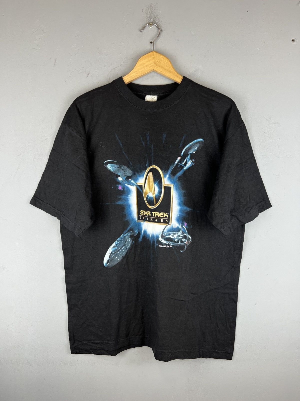 Cartoon Network Vintage 1996 Star Trek Generation 30 years PAR PIC Licensed Size US XL / EU 56 / 4 - 1 Thumbnail