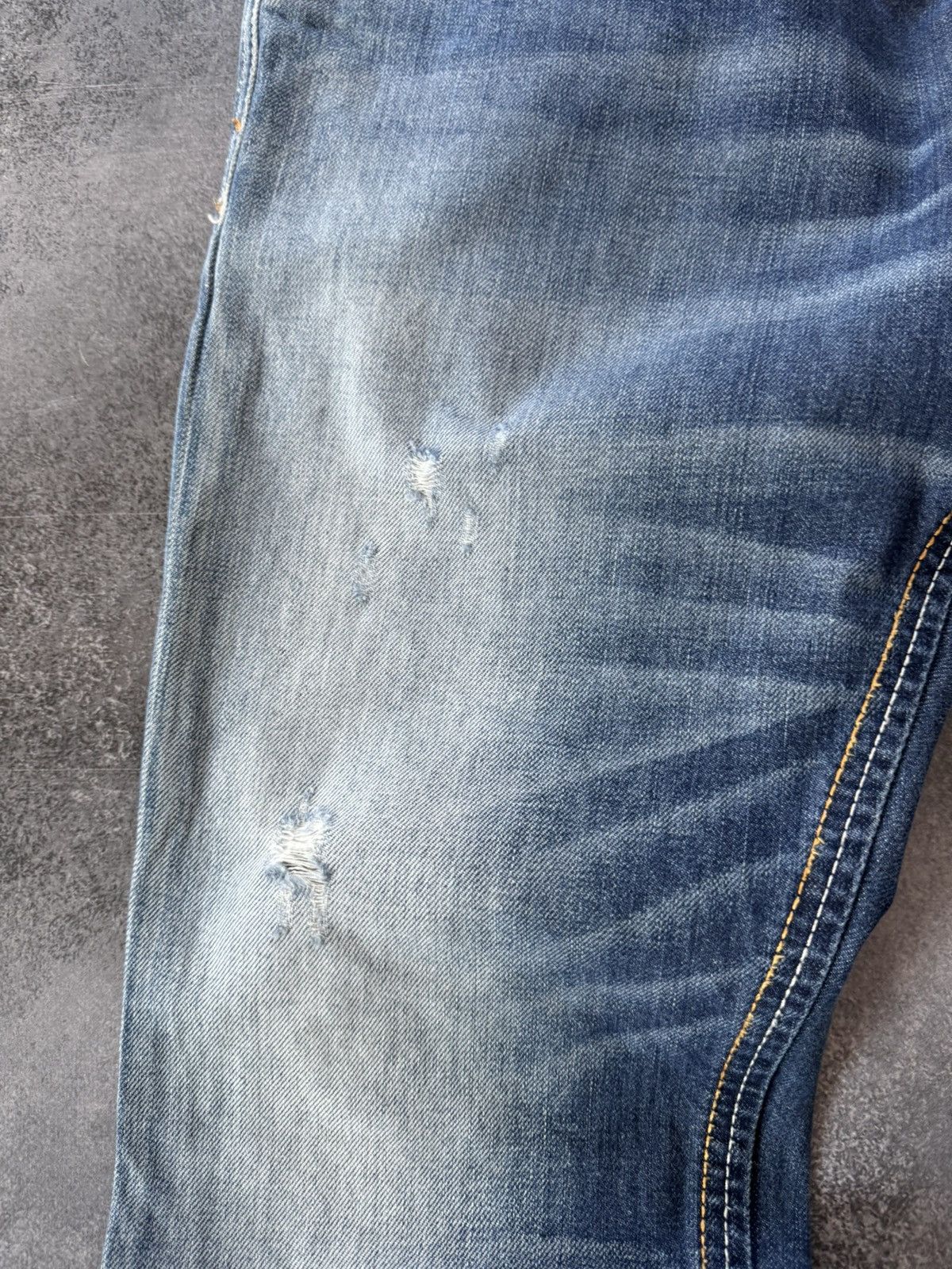 Diesel VTG HYSTERIC GLAMOUR STYLE WASHED DIESEL JEANS 90s Size US 34 / EU 50 - 12 Thumbnail
