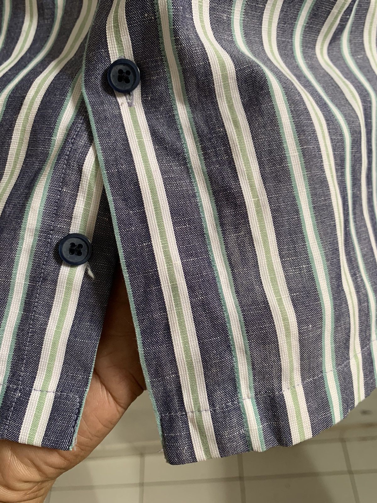 Givenchy Vintage Givenchy striped button up shirt Size US M / EU 48-50 / 2 - 4 Thumbnail