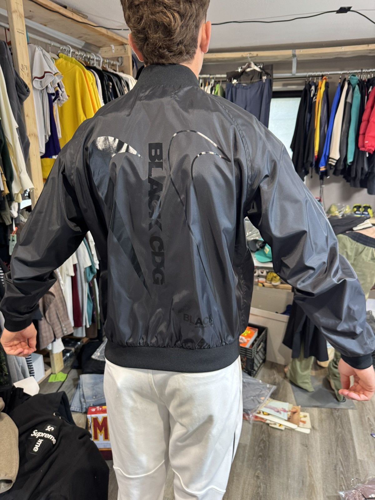 Comme des Garcons Comme Des Garçons Black x NIKE RARE Size US XL / EU 56 / 4 - 15 Thumbnail