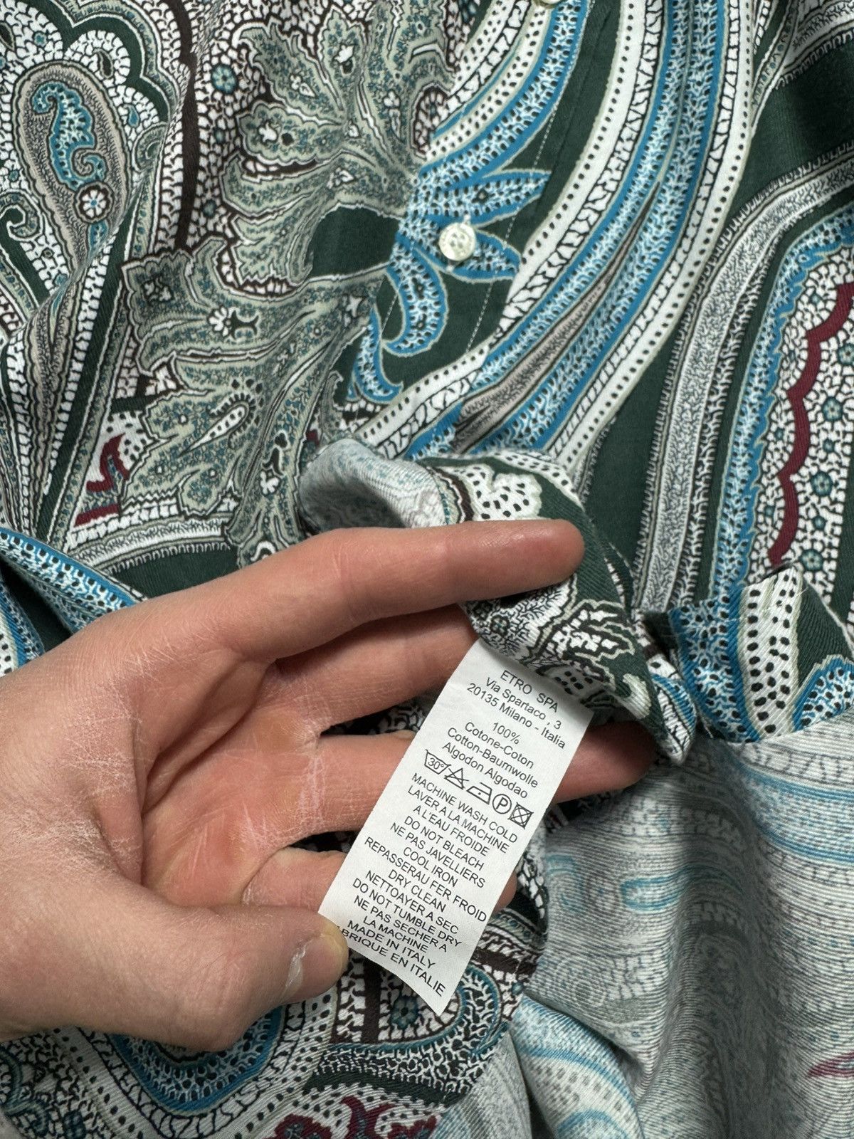 Etro Etro Luxury Button Shirt Size US M / EU 48-50 / 2 - 7 Thumbnail