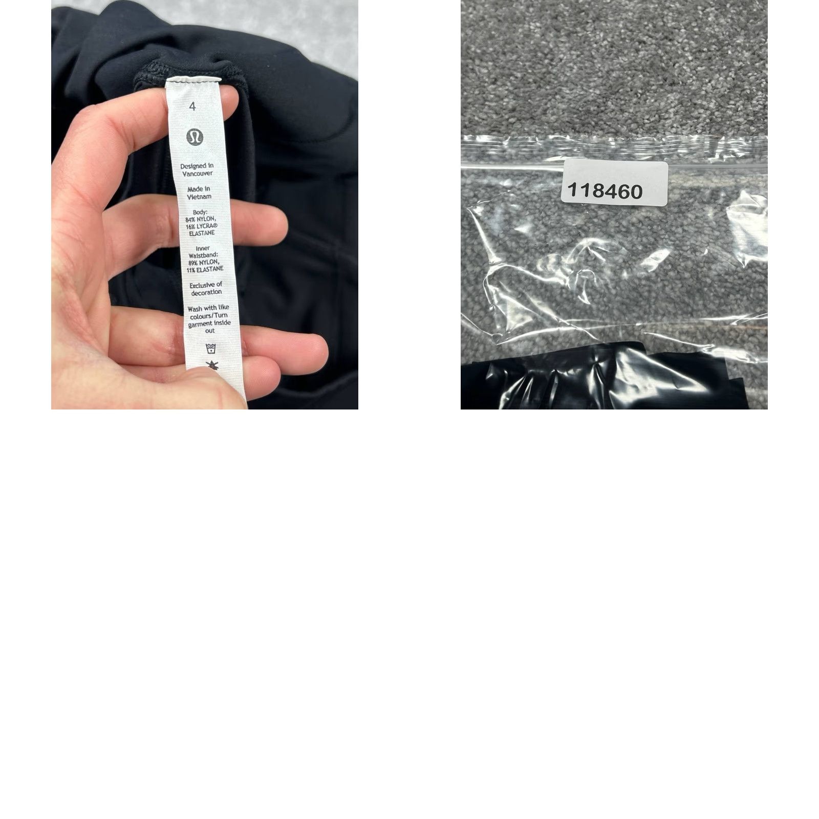 Lululemon Lululemon Base Pace HR Crop 23" Reflective Leggings Womens 4 Black New Size 27" / US 4 / IT 40 - 8 Thumbnail