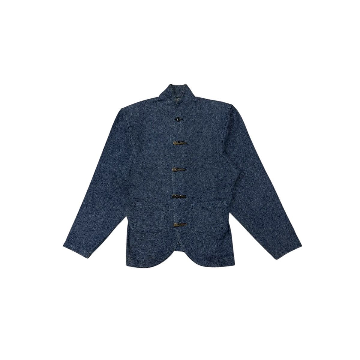 Y's Vintage Y’s Sample By Yohji Yamamoto Mandarin Denim Jacket Size M / US 6-8 / IT 42-44 - 1 Thumbnail