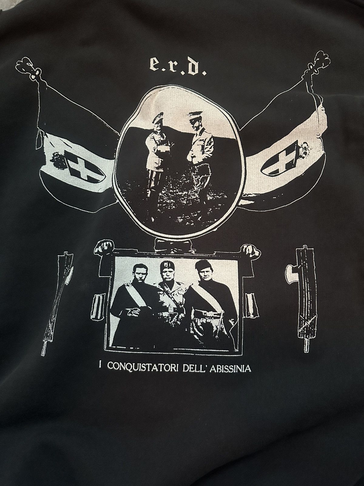 Enfants Riches Deprimes ERD ARCHITETTURA DI MUSSOLINI HOODIE Size US M / EU 48-50 / 2 - 6 Thumbnail