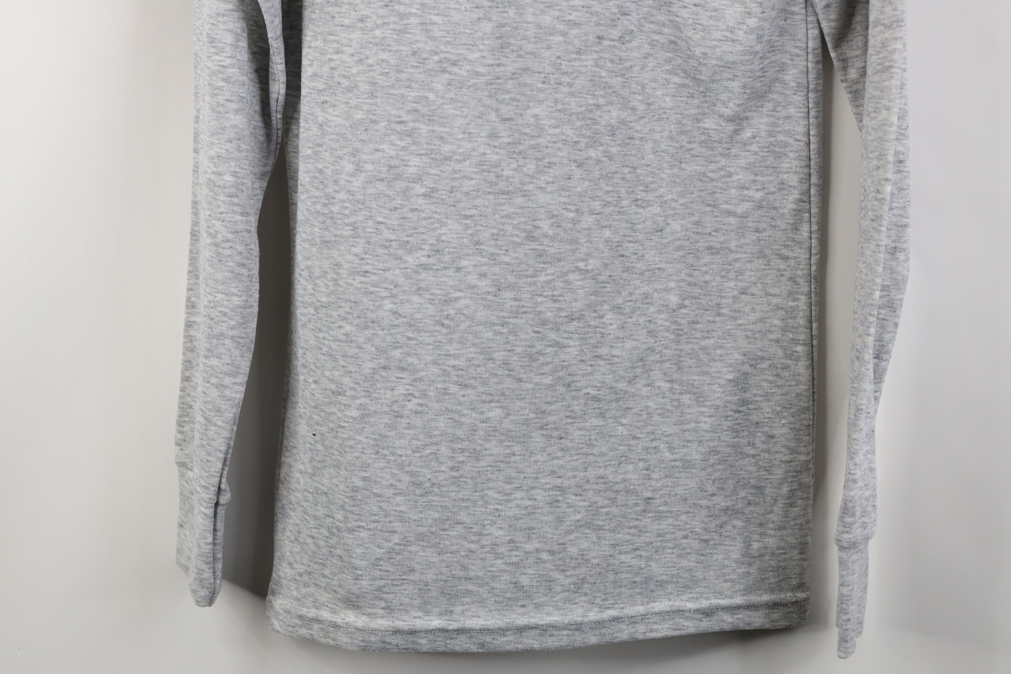Vintage Vintage 90s Streetwear Knit Long Sleeve T-Shirt Gray USA Size US M / EU 48-50 / 2 - 3 Thumbnail