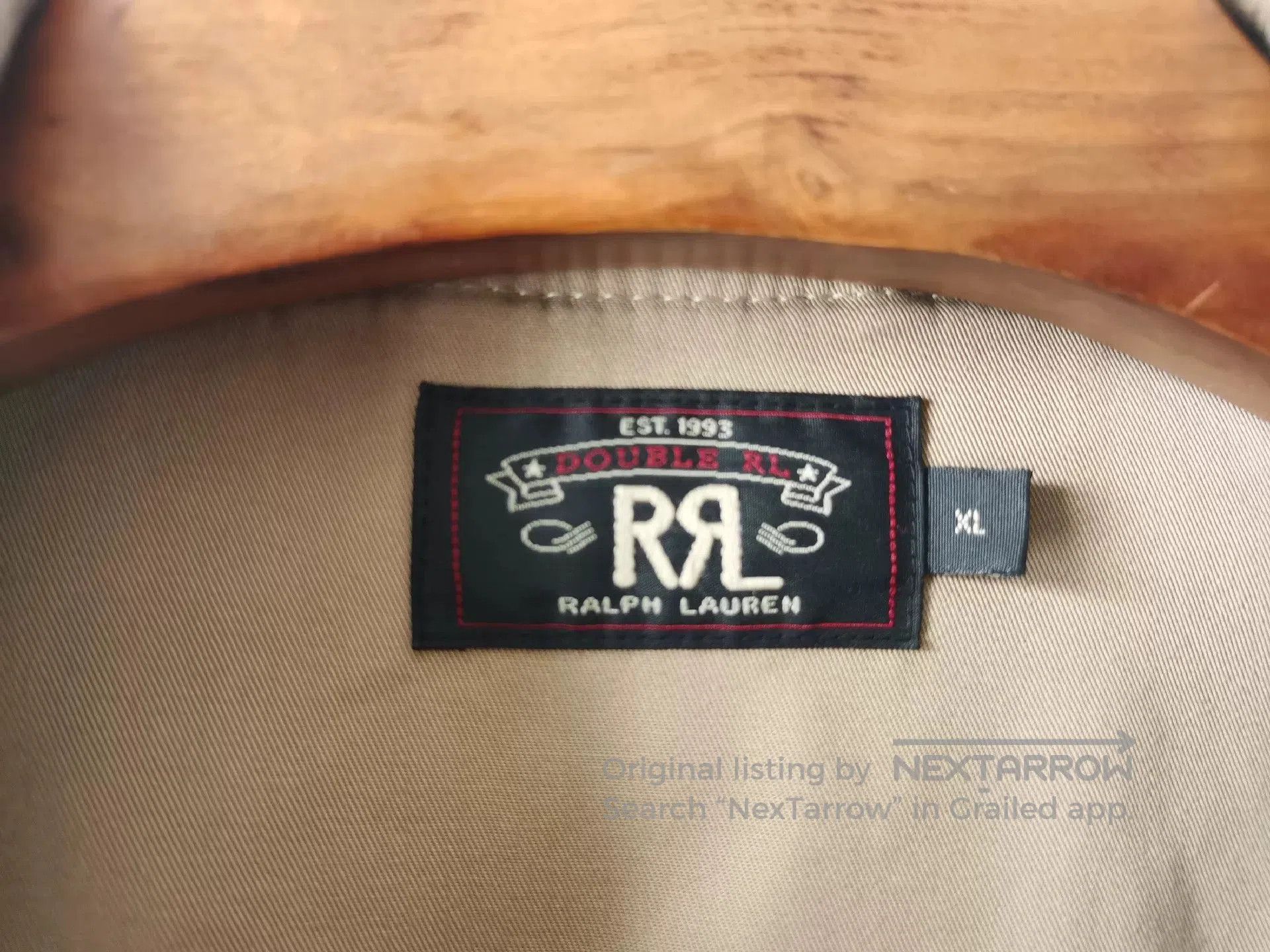 RRL Ralph Lauren rrl vintage heavy leather jacket. Size US XL / EU 56 / 4 - 7 Thumbnail
