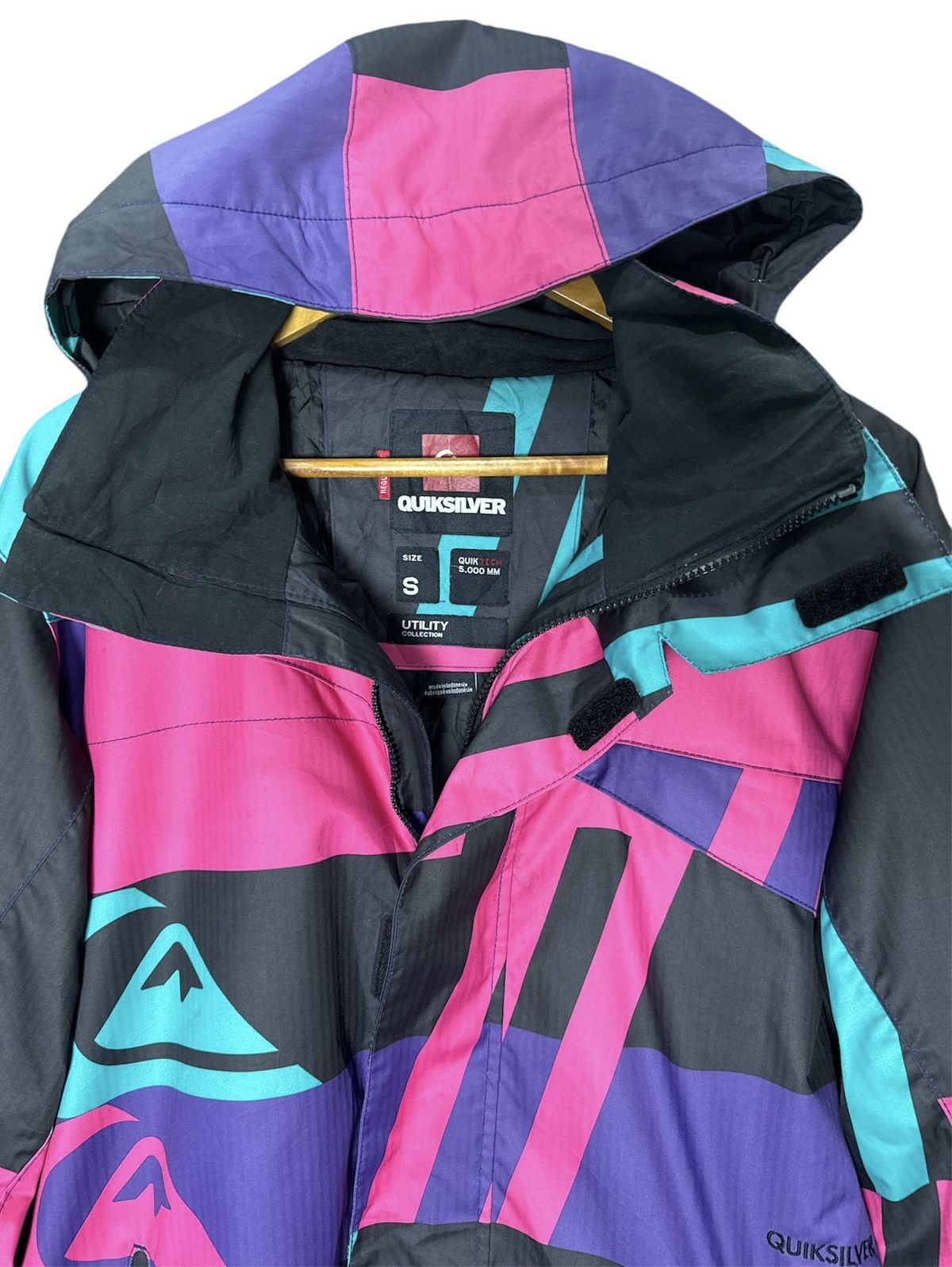 Quiksilver Vintage Y2k Quiksilver Technical Insulated Ski Jacket Size US S / EU 44-46 / 1 - 4 Thumbnail