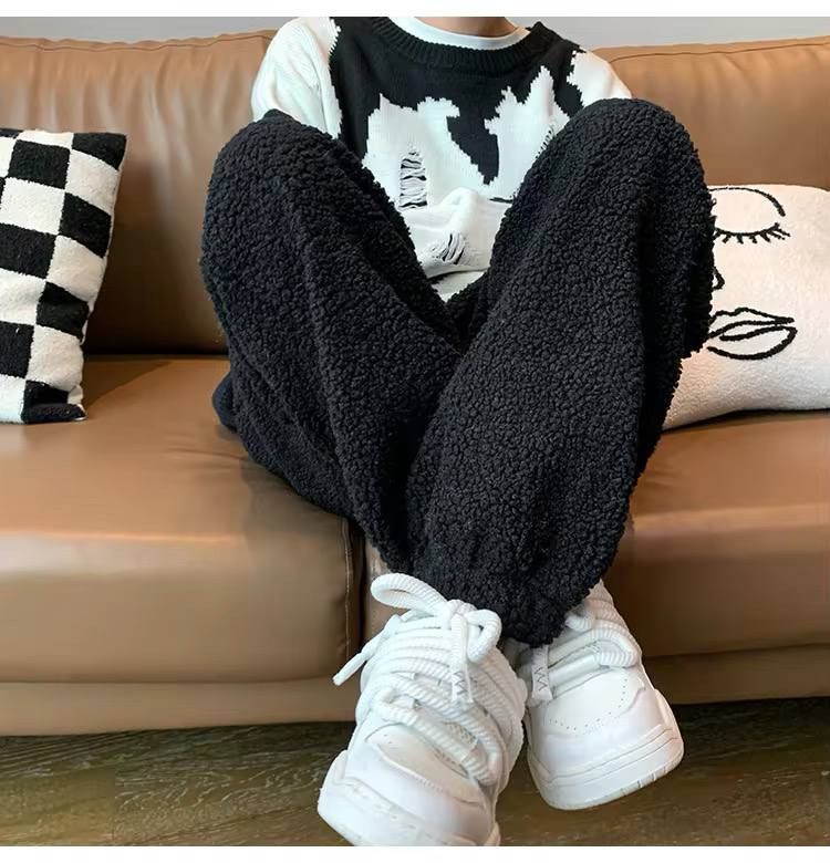 Japanese Brand × Vintage men's winter retro vegetable wool pants Size US 35 - 4 Thumbnail