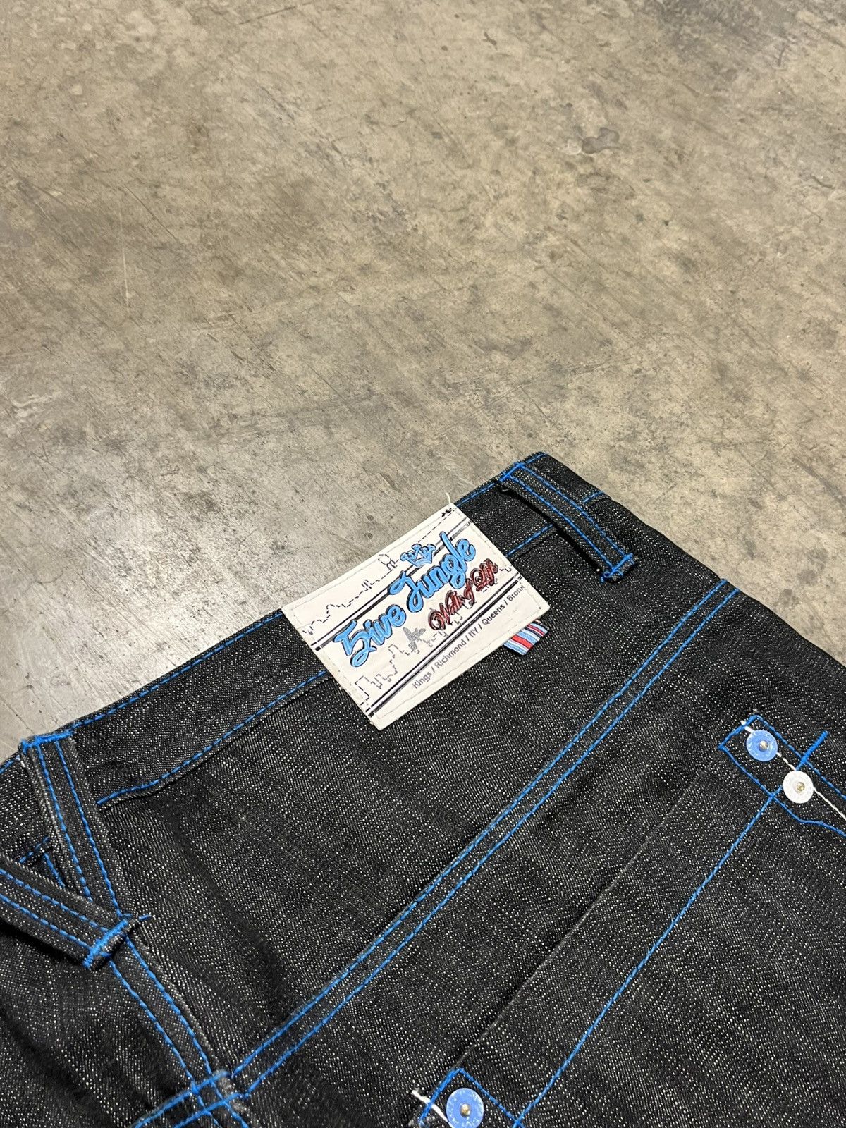 Southpole × Vintage Y2k baggy fit black denim wide leg southpole style opium Size US 38 / EU 54 - 5 Thumbnail