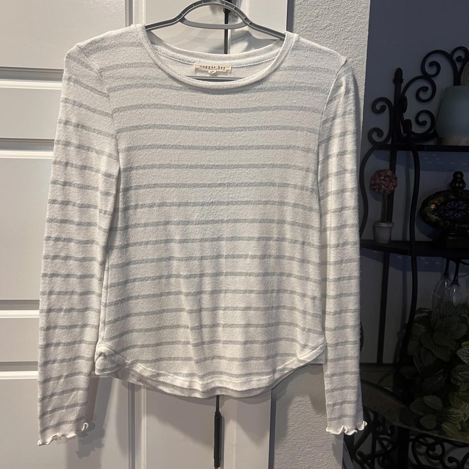 Other Copper Key Women's Long Sleeve Striped Top Size S Size S / US 4 / IT 40 - 1 Thumbnail
