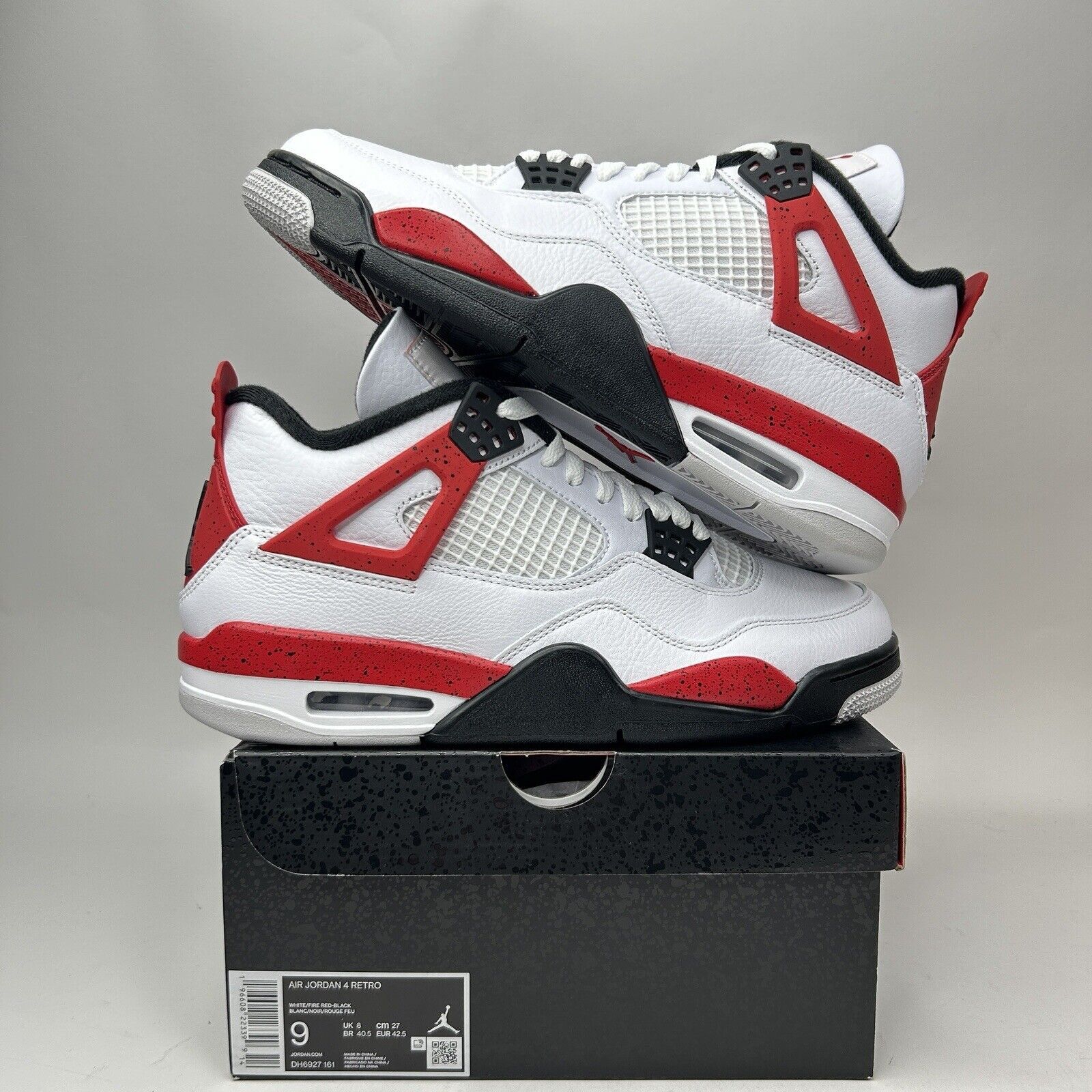 Jordan Brand Nike Air Jordan 4 Retro “Red Cement” 2023 Size US 9 / EU 42 - 1 Thumbnail