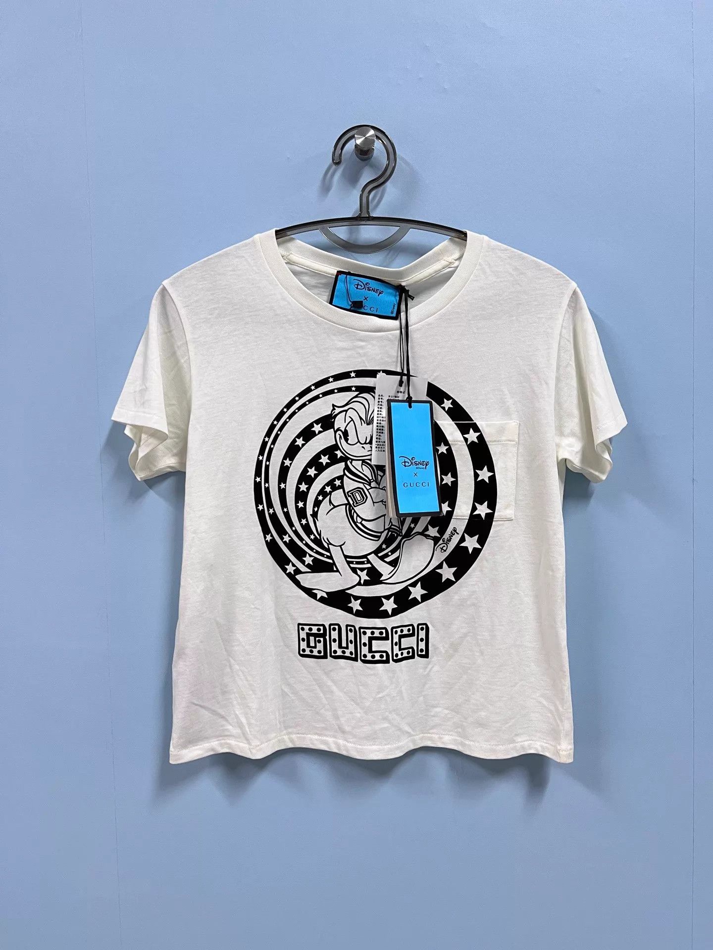 Gucci Gucci x Disney Donald Duck White Short Tee XS new with tags Size XS / US 0-2 / IT 36-38 - 1 Thumbnail