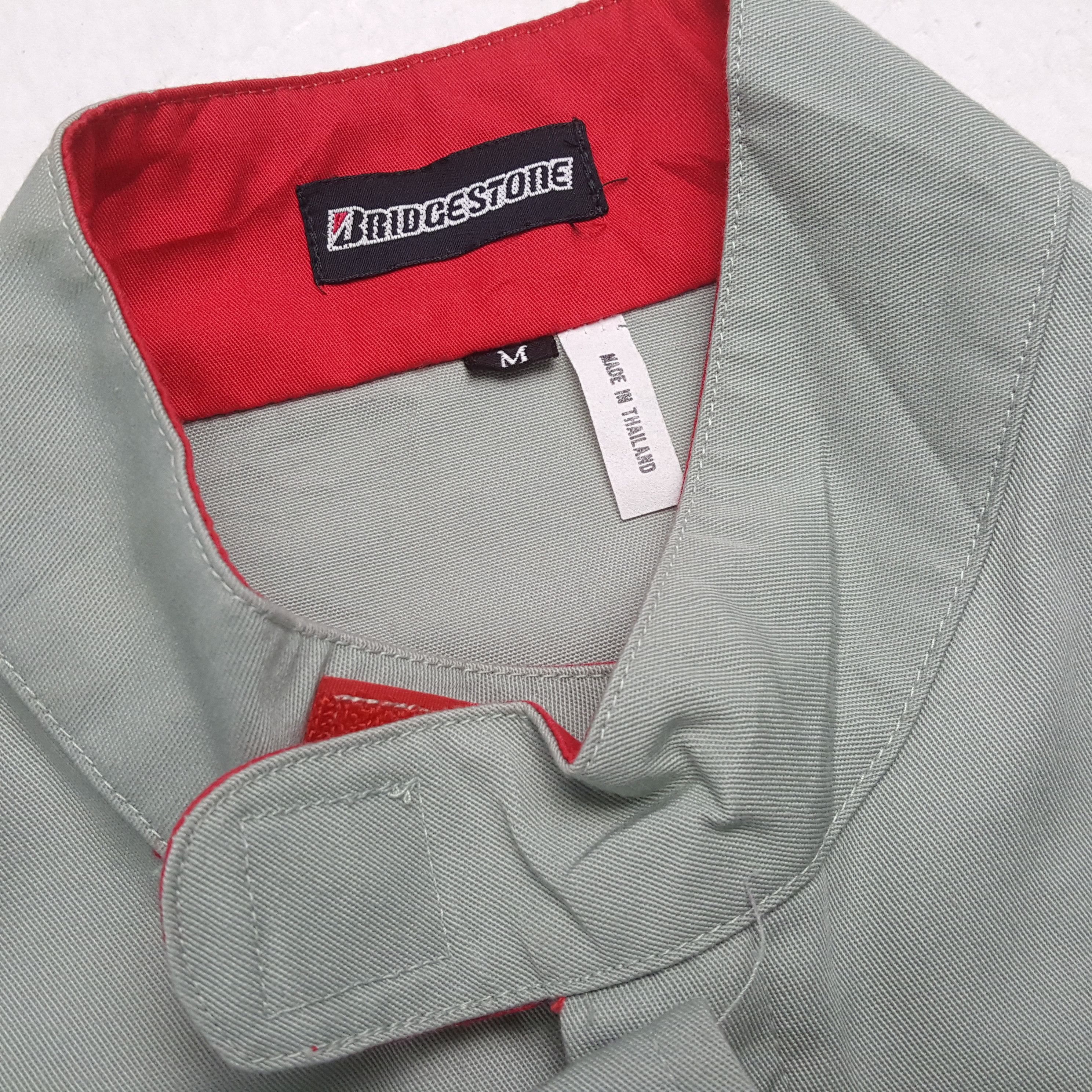 Vintage BRIDGESTONE X TRD TOYOTA RACING Custom Art Coverall Jacket Size US S / EU 44-46 / 1 - 14 Thumbnail