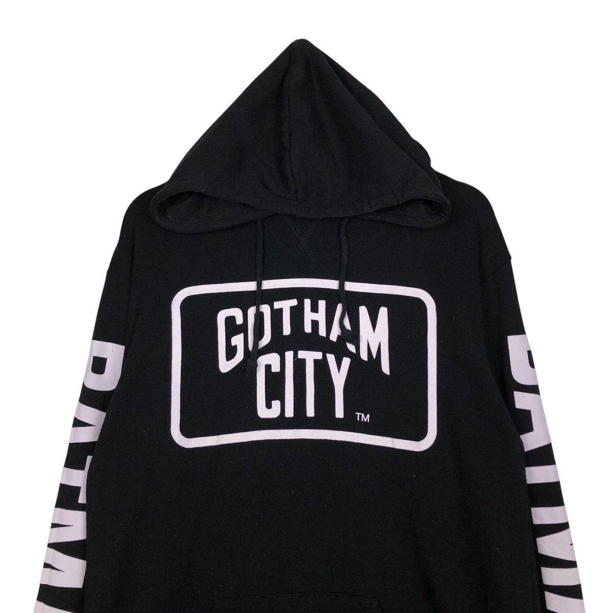 Japanese Brand 📌Vintage Batman Hoodie Pull Over Big Logo Gotham City Size US XL / EU 56 / 4 - 4 Thumbnail