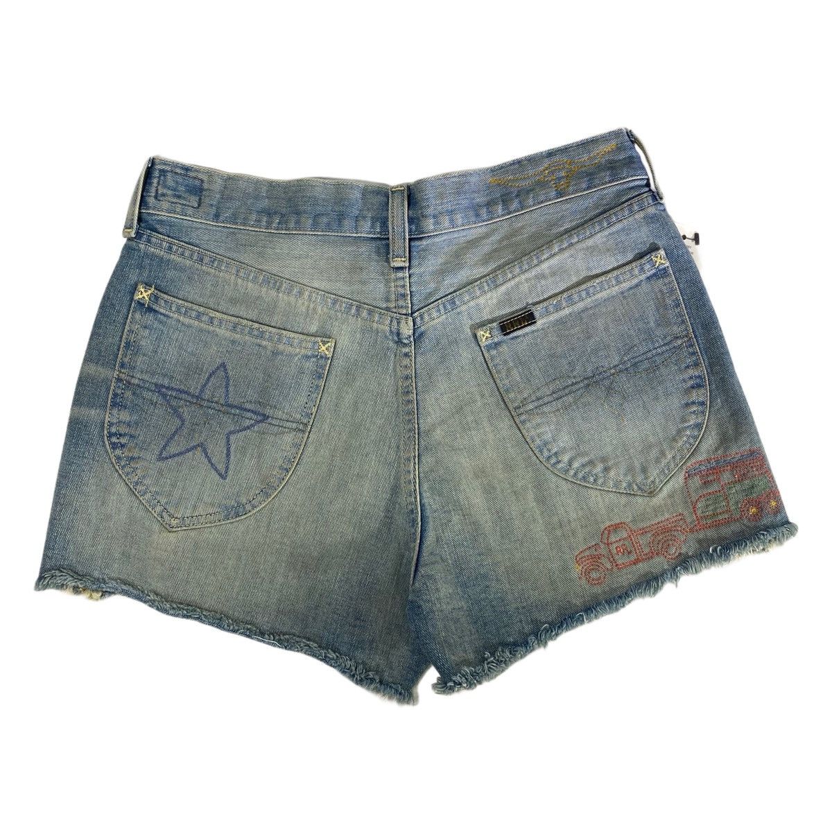 RRL Ralph Lauren × Ralph Lauren rrl ralph lauren western rodeo embroidered boy fit shorts Size 25" / US 0 / IT 36 - 6 Thumbnail
