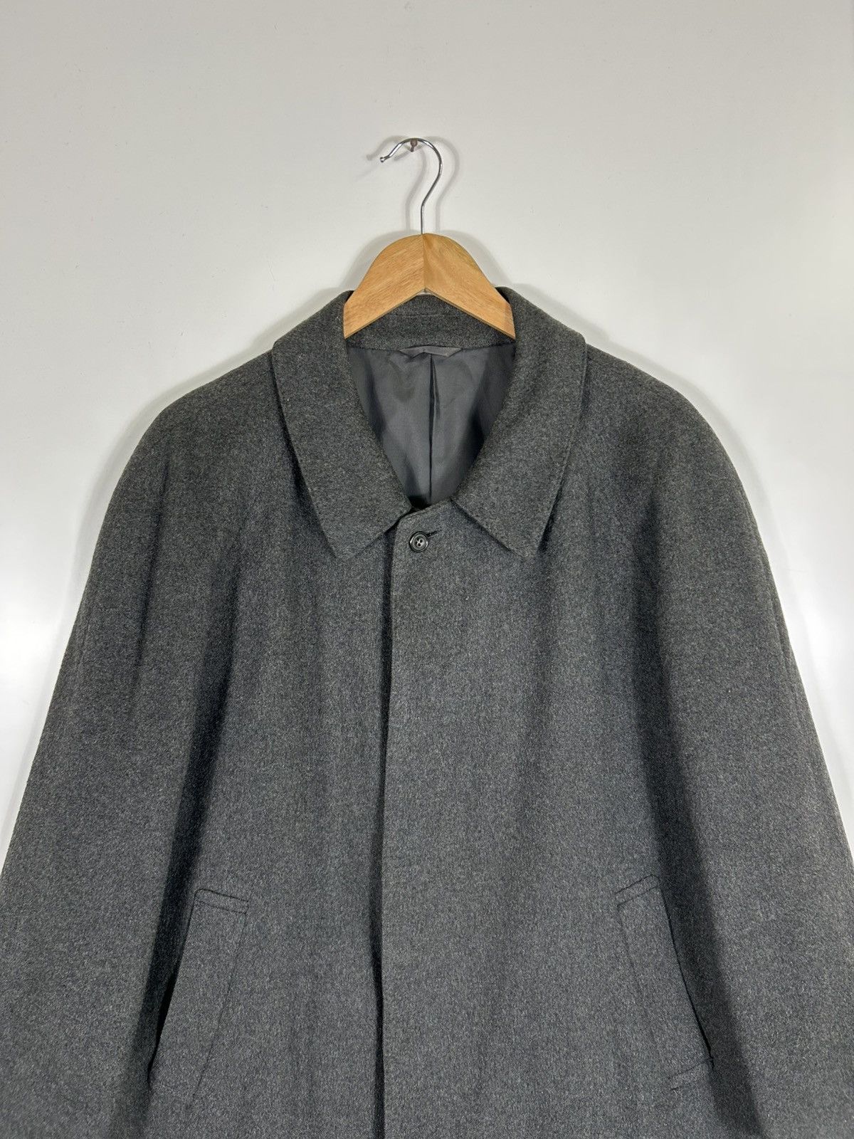 Extreme Cashmere × Japanese Brand × Vintage ⚡️Vintage Emil Klein Cashmere Button Long Coat Size US L / EU 52-54 / 3 - 4 Thumbnail