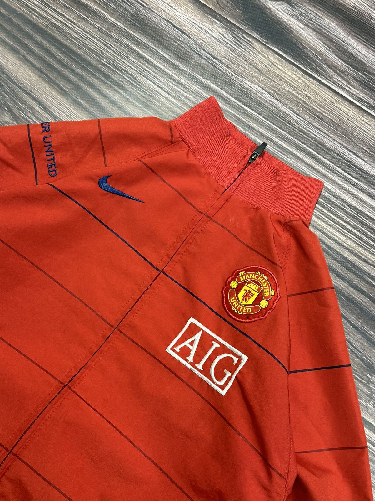 Nike × Vintage Vintage Nike Jacket Soccer football team Manchester United Size US S / EU 44-46 / 1 - 3 Thumbnail